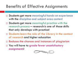 Benefits of assignments help