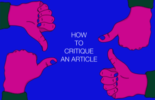 Article critique help